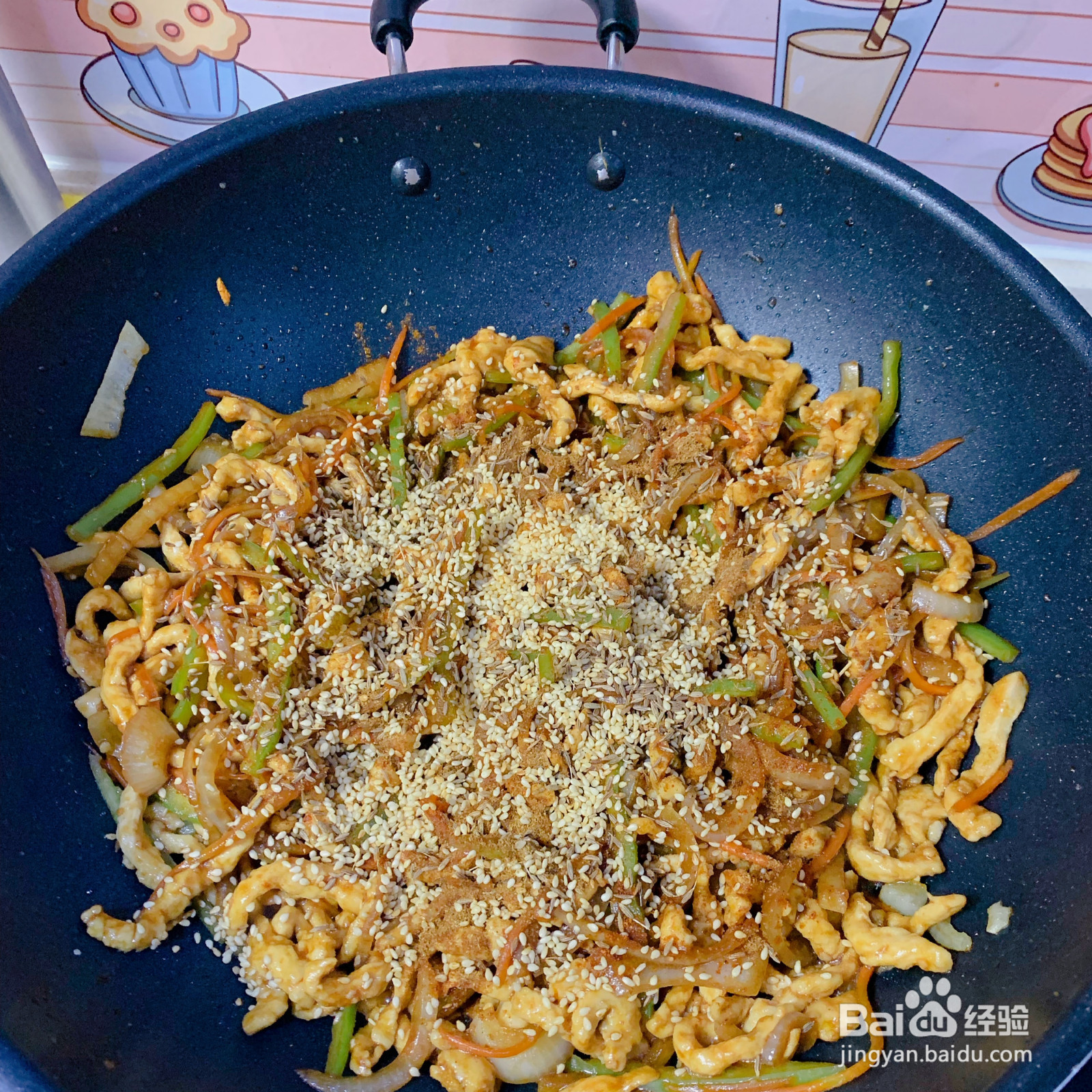 家常版鸡肉肉夹馍的做法