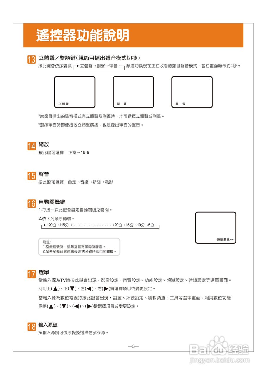 歌林HCT-H296型数位倍频电视机使用说明书:[1]