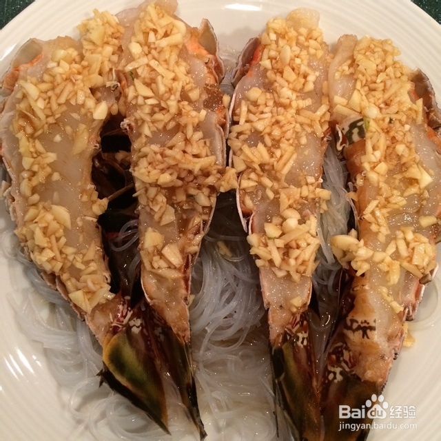 应该这样做蒜蓉粉丝蒸龙虾