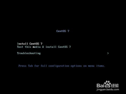 CentOS7 mini系统安装