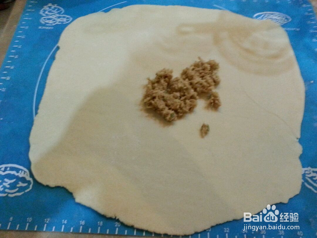 香米腊肉卷 的做法