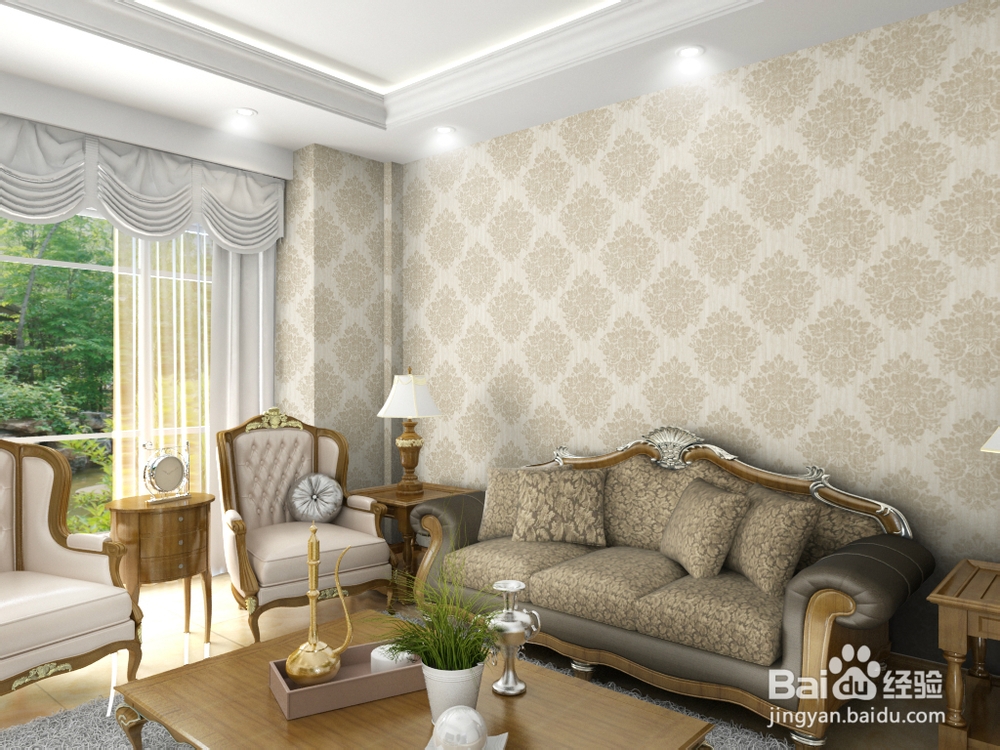 不同房间选择搭配墙纸的技巧