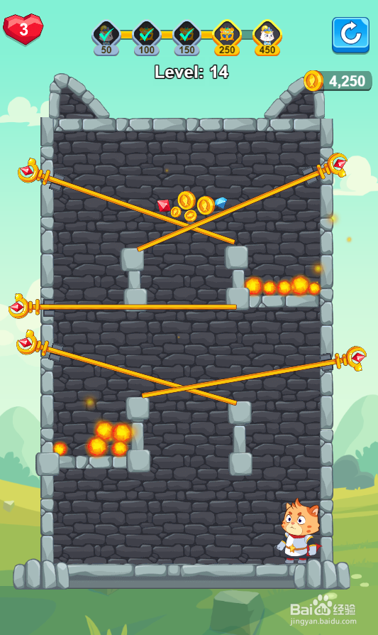 Cat Force的Level：14怎样过关？