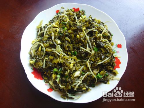 雪菜炒豆芽-----清脆的味道