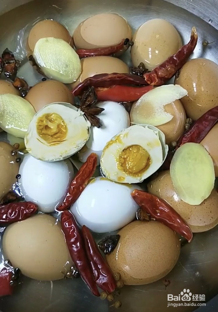 好吃冒油的腌蛋的做法