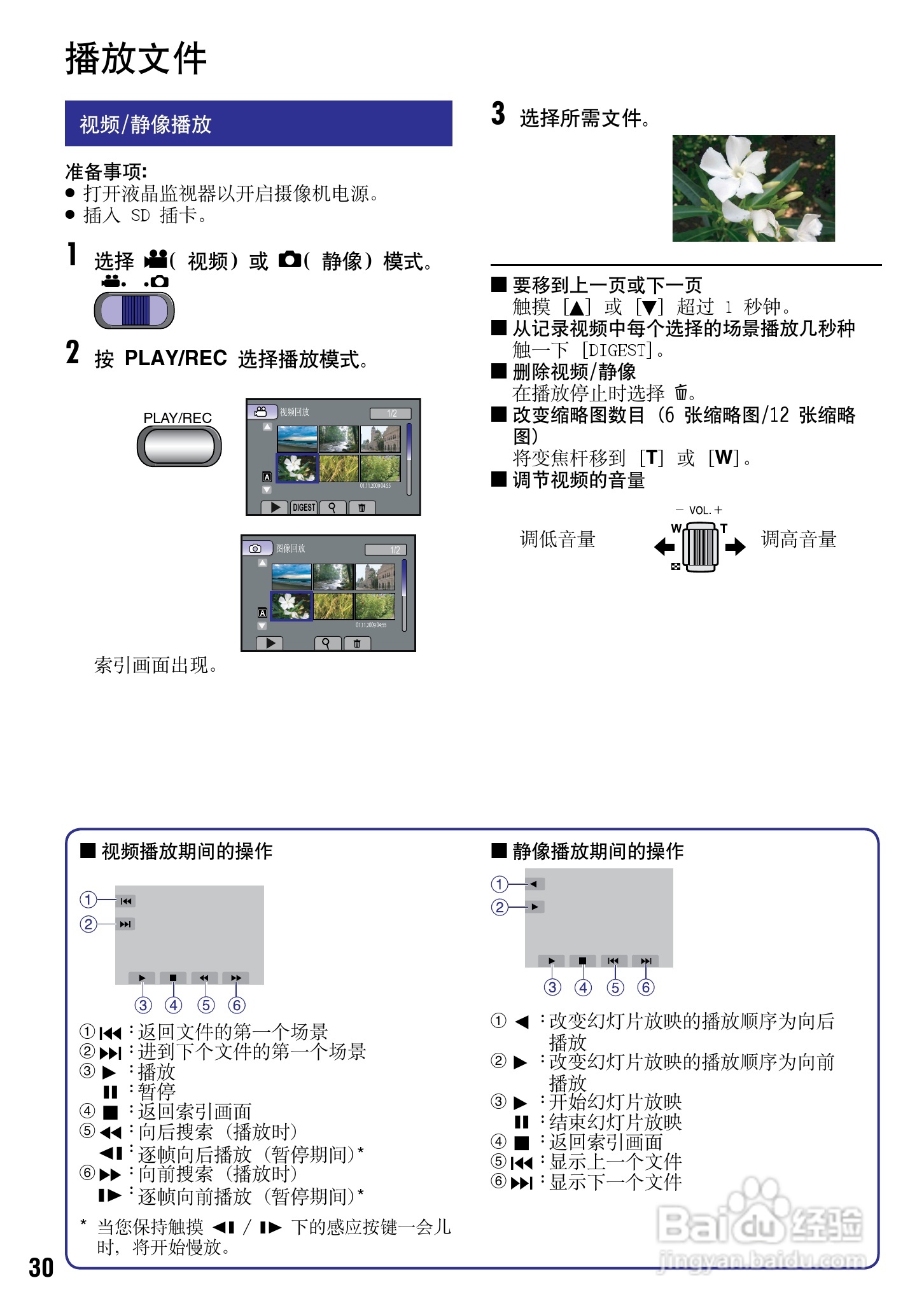JVC GZ-HM200AC数码摄像机说明书:[3]