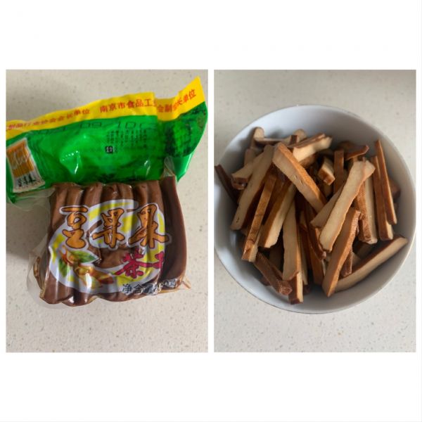 青椒干子炒肉丝