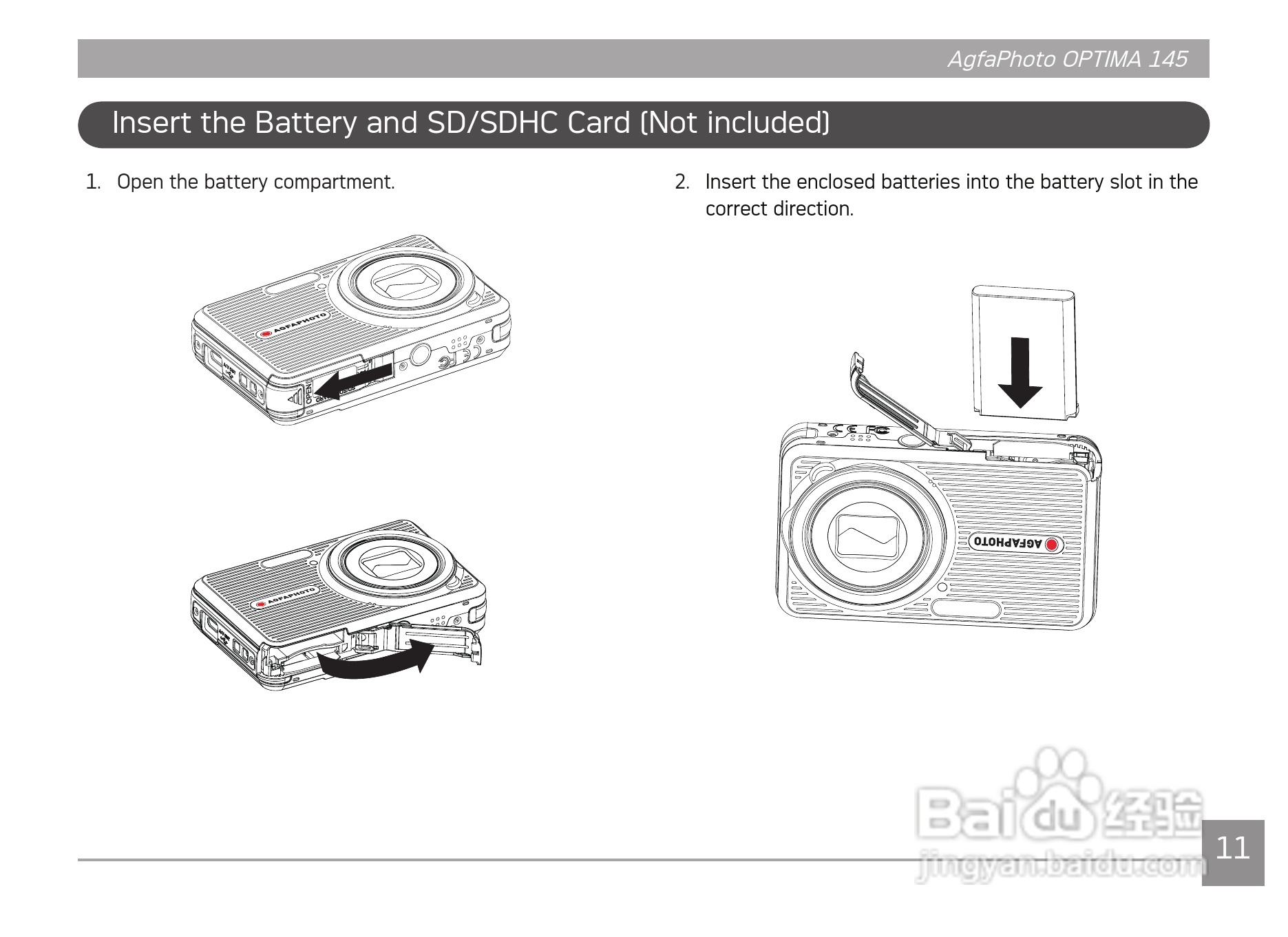 爱克发AgfaPhoto OPTIMA 145数码相机使用说明书:[2]