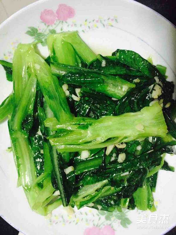 蒜蓉唛菜的做法