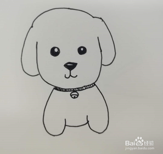 可爱小狗狗的简笔画怎么画