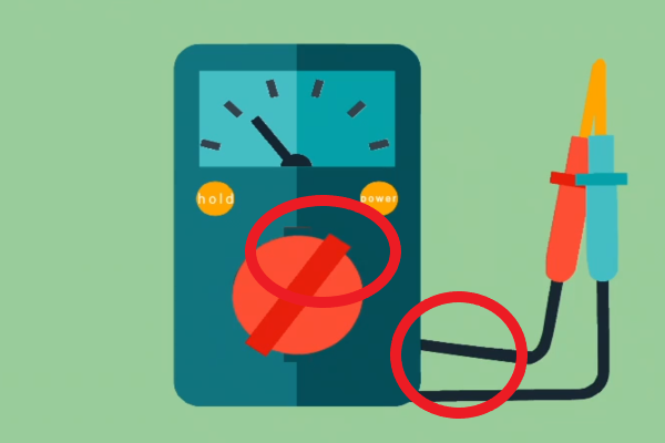 请问指针万用表怎么查线路通断