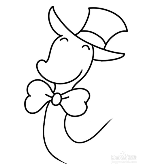 简笔画:灵巧的蝌蚪和蚯蚓的绘画步骤