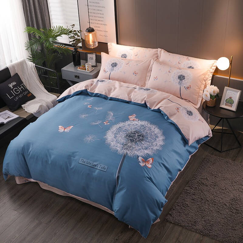 舒爽透气的5款清新棉质四件套