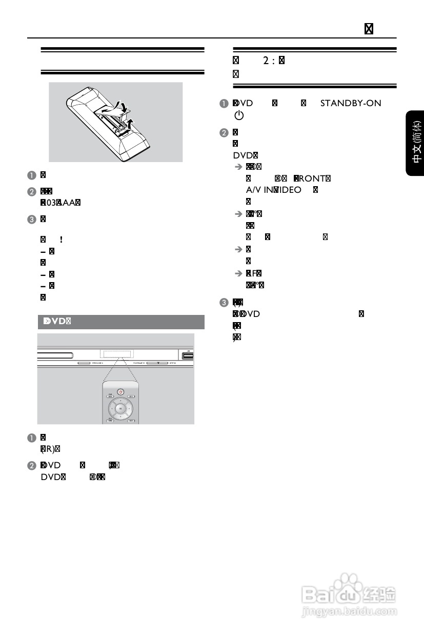 飞利浦DVP3166K/93 DVD播放机使用说明书:[1]