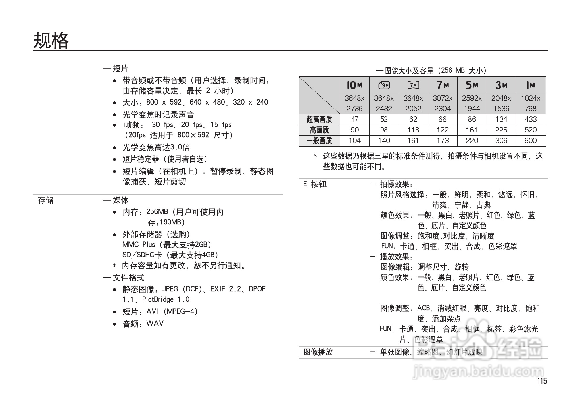三星I100数码相机使用说明书:[12]