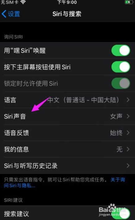 iPhone怎么更改Siri的声音