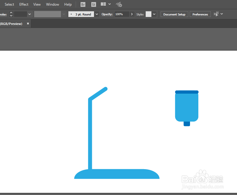 如何用ILLUSTRATOR绘制显微镜图标