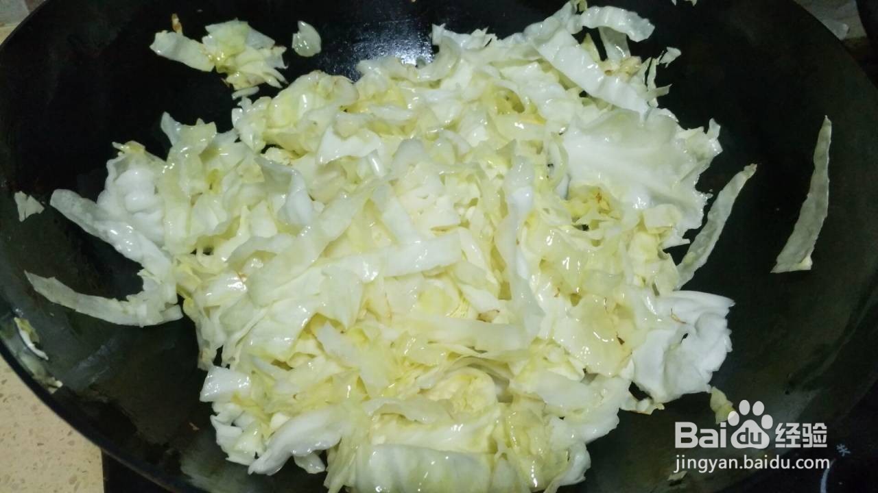 洋白菜炒粉条怎么做？