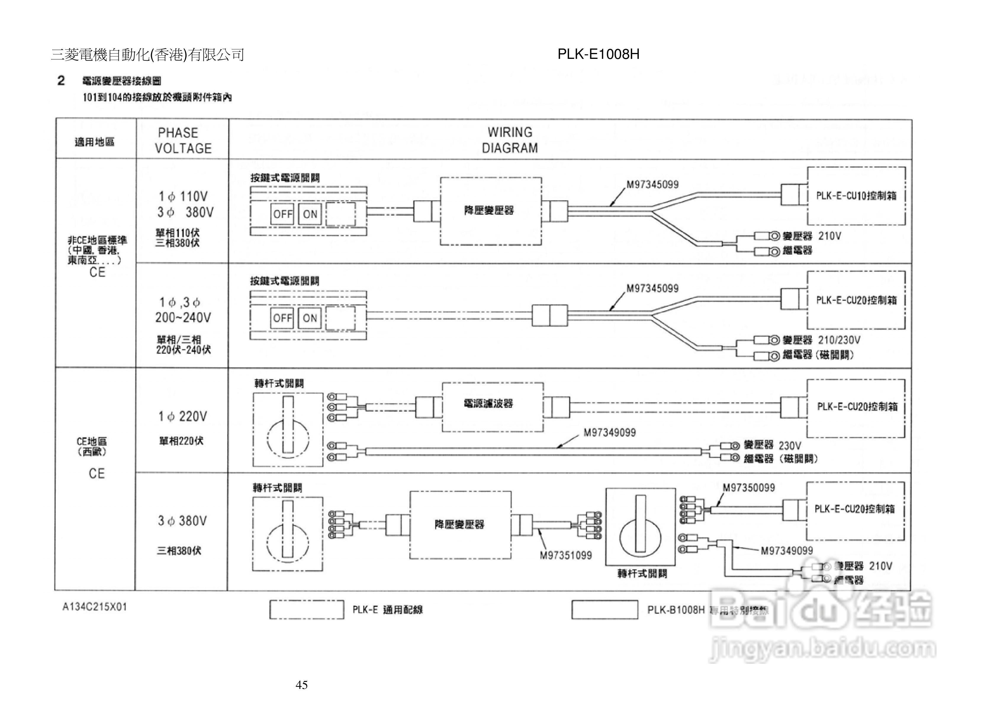MITSUBISHI PLK-E1008H/PLK-E2008H缝纫机说明书:[5]