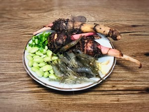 怎么做芋艿毛豆河虾汤