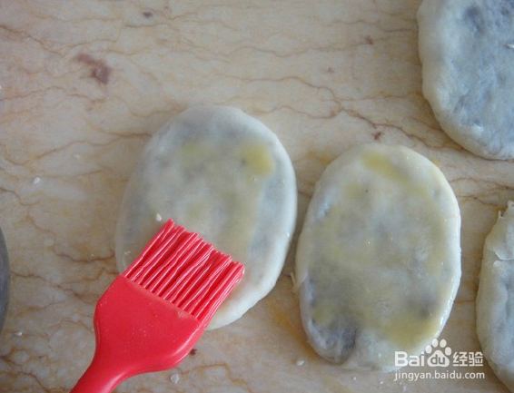 红豆沙蟹壳饼的做法