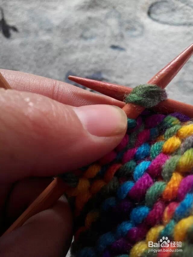 婴儿百天摄影毛线帽的编织方法