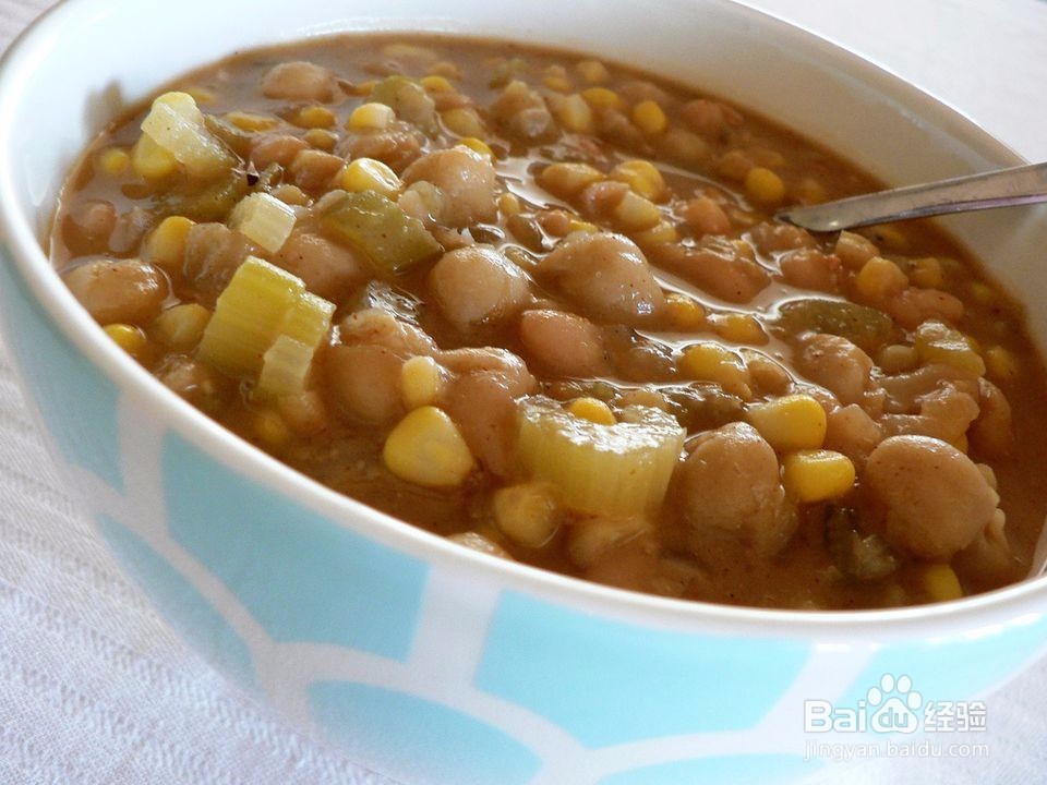 自制素食无肉辣椒食谱用豆子