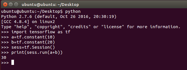 Ubuntu14.04安装TensorFlow
