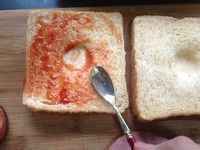 吐司太阳蛋披萨