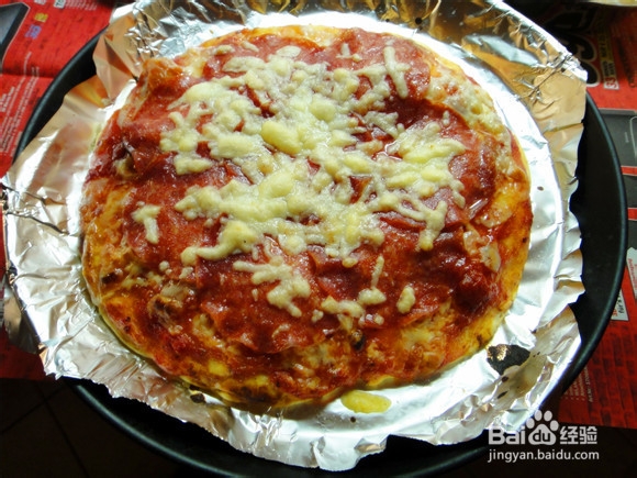 意大利香肠比萨简易版