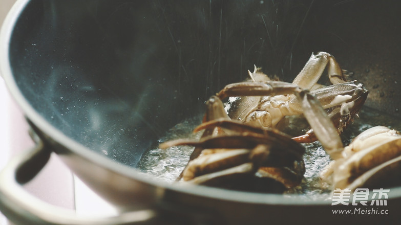 咖喱粉丝大闸蟹