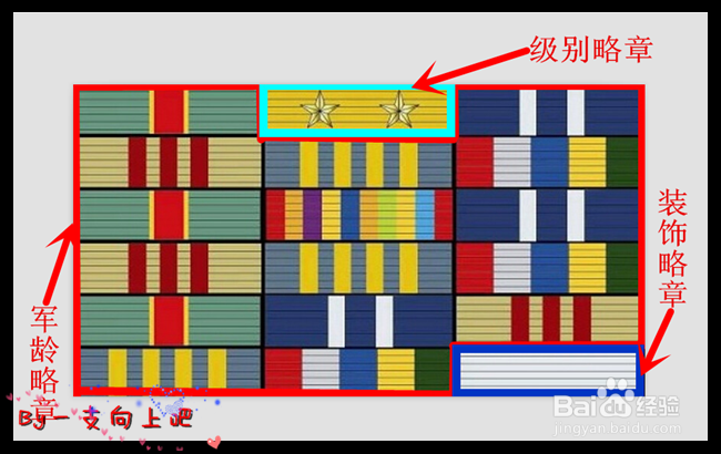 教你轻松看懂军人级别资历章、资历架、资历牌