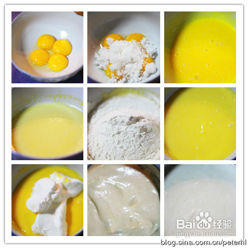 新手尝试戚风蛋糕