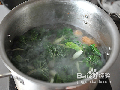 原汁原味的老火靓汤----青菜煲芋艿靓汤