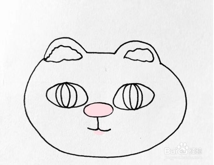 茉莉水彩手绘之猫咪抱枕