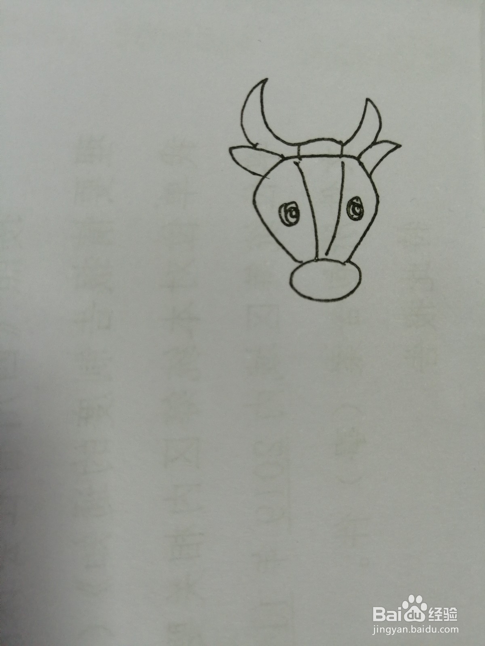 简笔画水牛怎么画