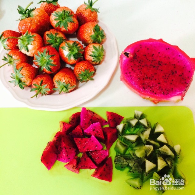 缤纷裸蛋糕的做法