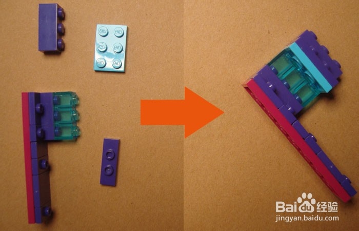 如何用积木拼装物品展示柜模型