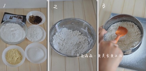 中式传统手作也能很时尚、精致的三色重阳糕