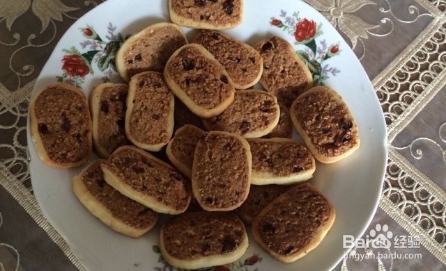 葡萄椰蓉饼干的做法