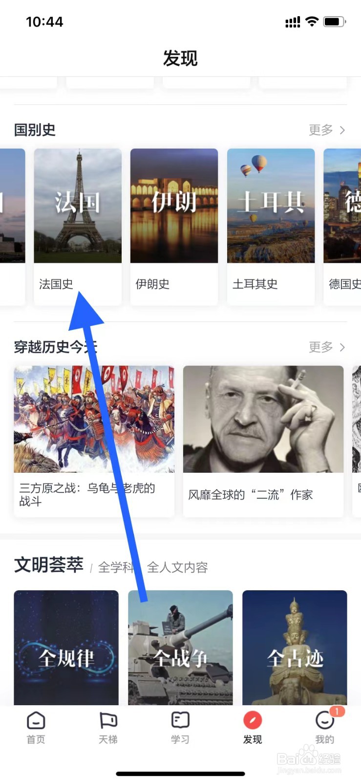 全知识如何查看法国史