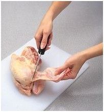 怎样把整鸡拆成许多块