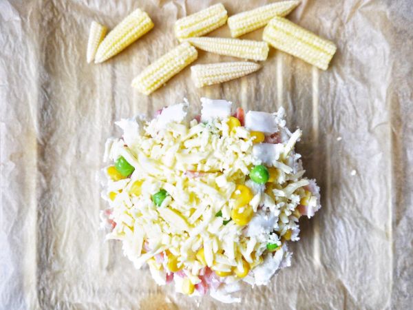 培根芝士烤馒头