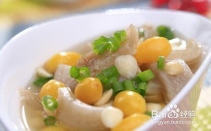 白果杏仁美肤汤