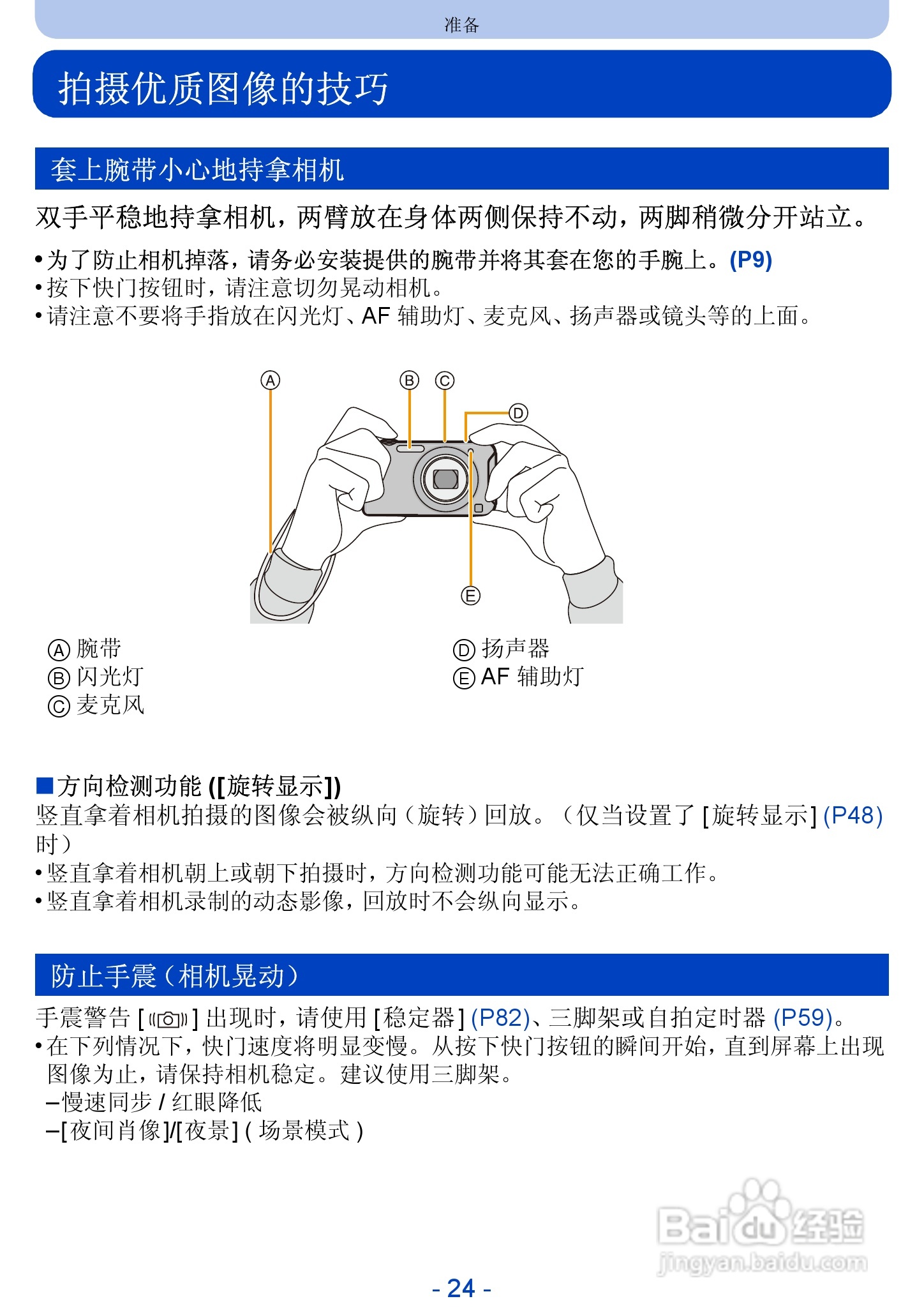 松下DMC-SZ5数码相机使用说明书:[3]