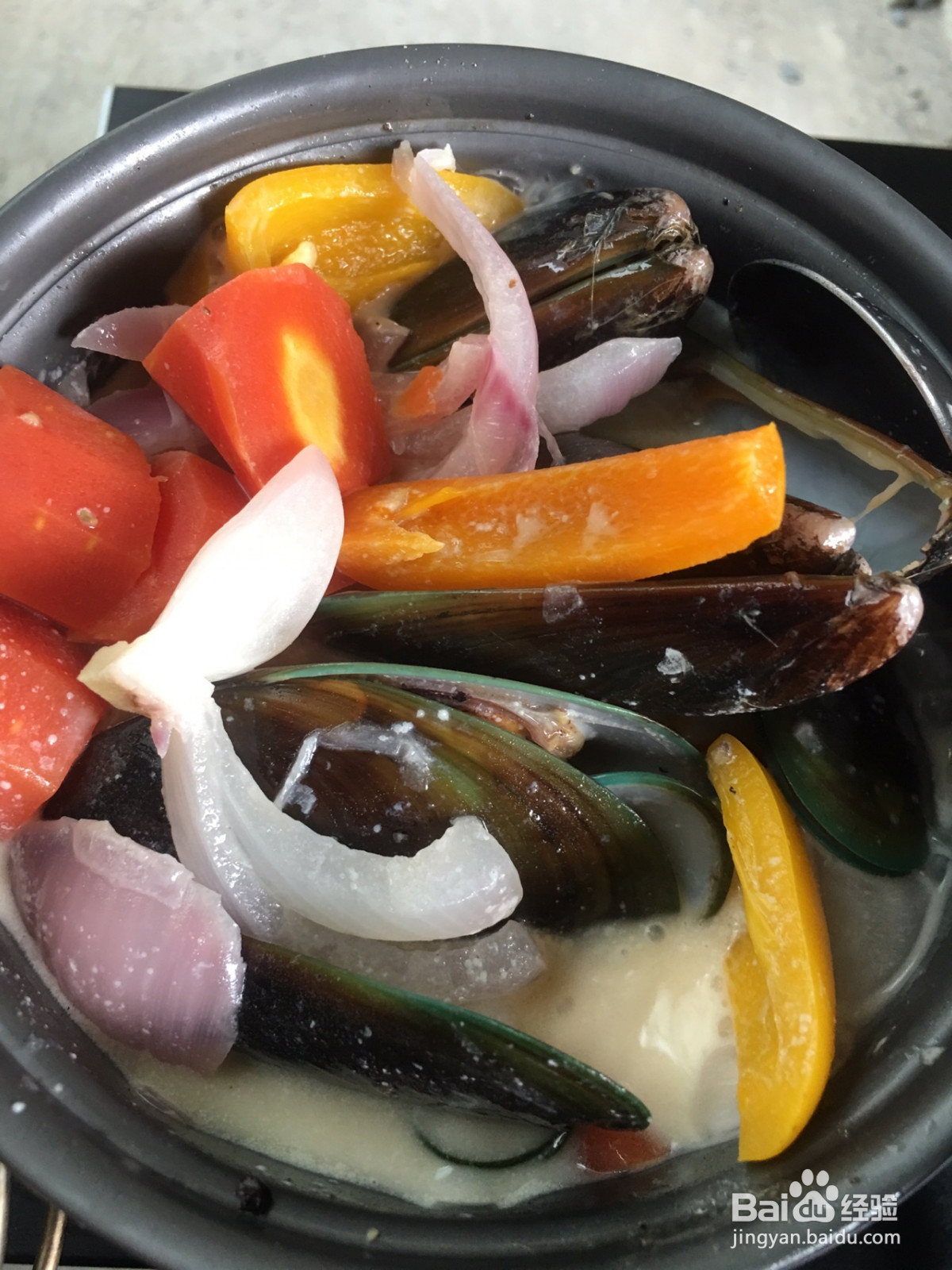 青口贝奶油汤的做法