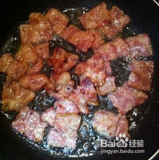 青椒炒培根的做法