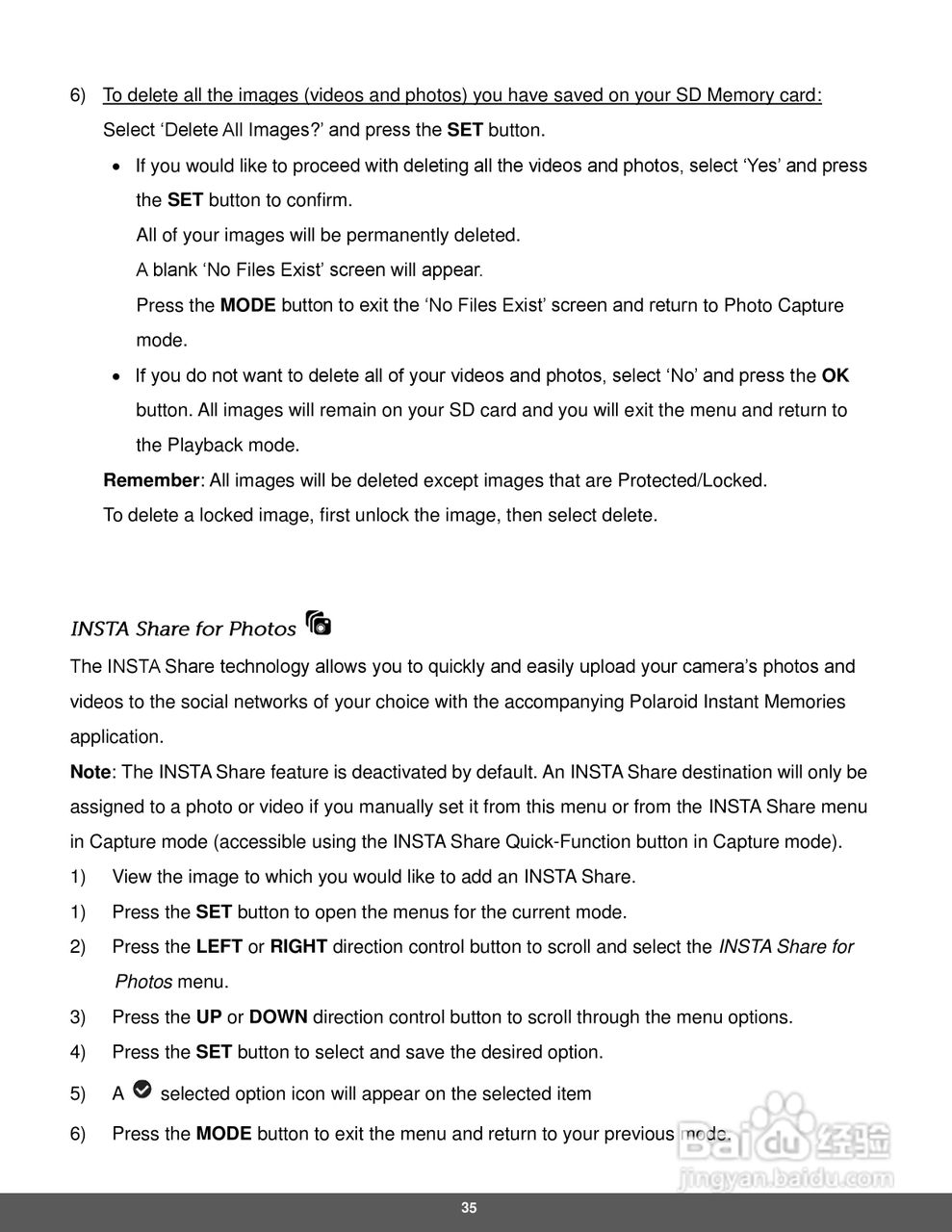 宝丽来IS326数码相机说明书:[4]