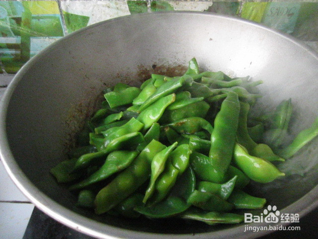 在家做的美食-烧豆角