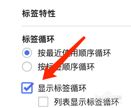 Mac版Vivaldi浏览器如何显示标签循环
